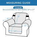 Reversible Stuhlhussen Möbel Anti-Rutsch-Couchbezug